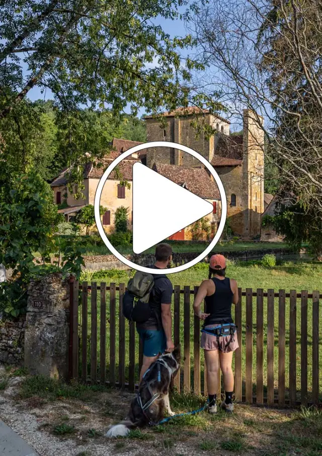 Chemin d'Amadour en Dordogne. Etape Le Buisson de Cadouin - Belvès