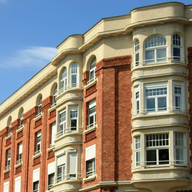 Immeuble Raverdy - Place Carnot - Art déco - Brique - Douai - Douaisis (c)Lucie Rompteau