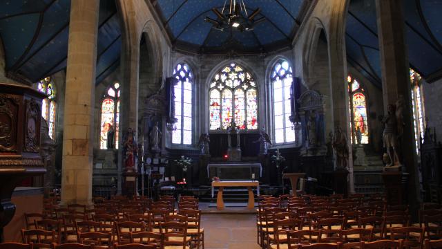 Notre-Dame Church, Le Juch - inside