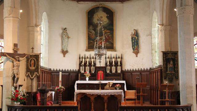 Interieur Eglise St Cadoan
