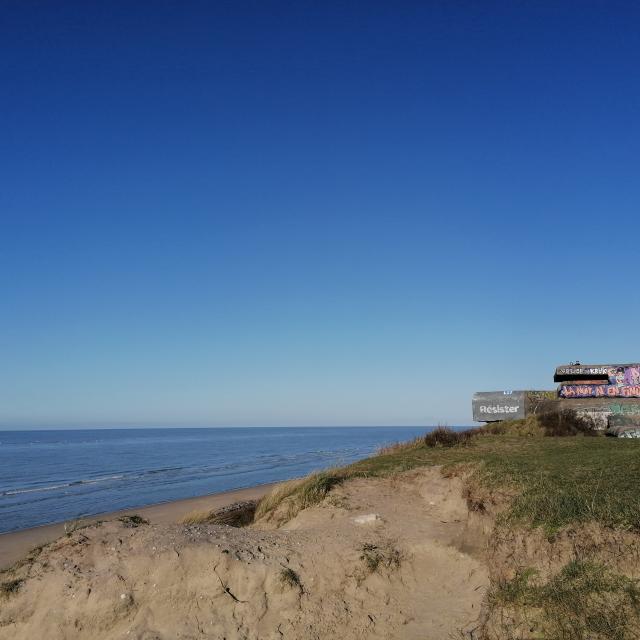 Plage du Land Art - Blockhaus - Leffrinckoucke