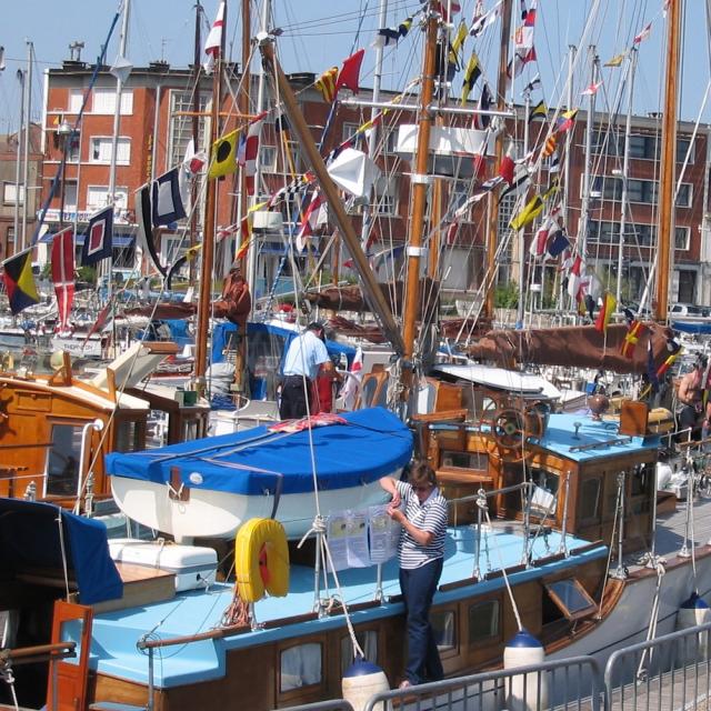 Little Ships Docked In Dunkirk
