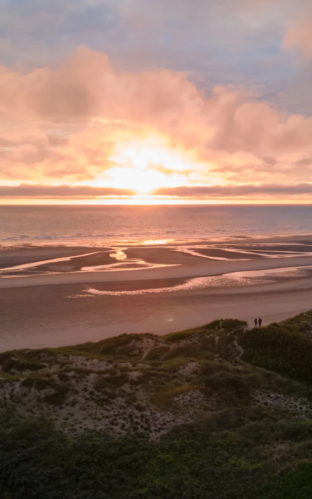 Coucher De Soleil Sur Les Dunes De Flandre En Route Creative Nomad 11102