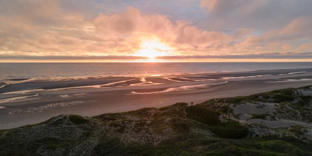 Coucher De Soleil Sur Les Dunes De Flandre En Route Creative Nomad 11102