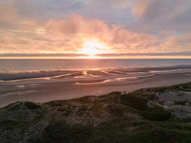 Coucher De Soleil Sur Les Dunes De Flandre En Route Creative Nomad 11102