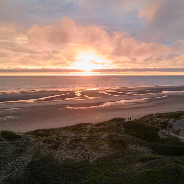 Coucher De Soleil Sur Les Dunes De Flandre En Route Creative Nomad 11102