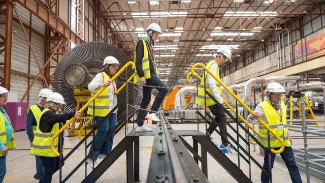 Visite industriel EDF