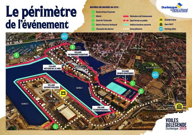 Voiles De Legende Dunkerque 2025 Plan Perimetre