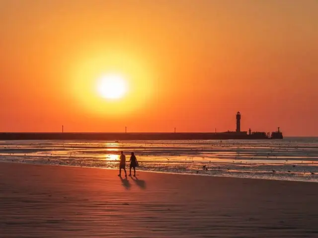 Coucher se soleil à Malo-les-Bains