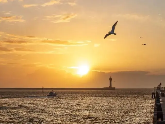 Coucher se soleil à Malo-les-Bains