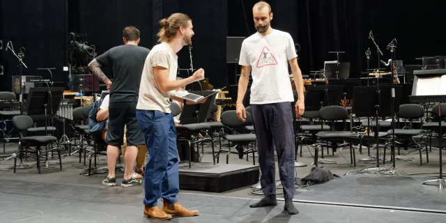 Au travail avec Pascal Neyron crédit Dylan Corlay