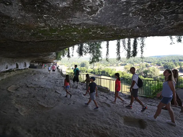 Visite de La Roque Saint Christophe