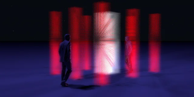 Nebbiu Oeuvre Numerique Halle Arsenal Bonifacio Festi Lumi Shandor Chury Ovvo Studio