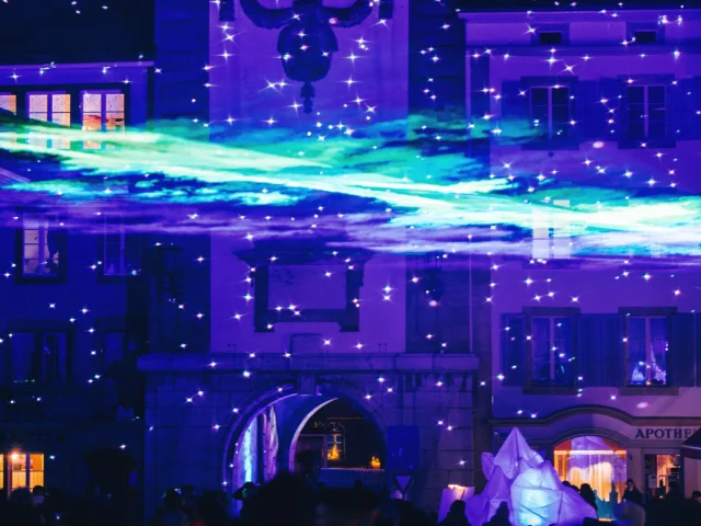 Projection Aurore Boreale Place Carrega Bonifacio Festi Lumi Sebastien.kottelat 2