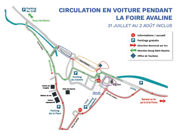 Plan circulation en voiture