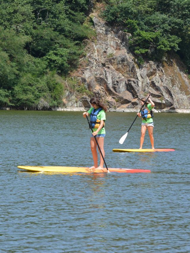 Paddle sur le lac de Mervent