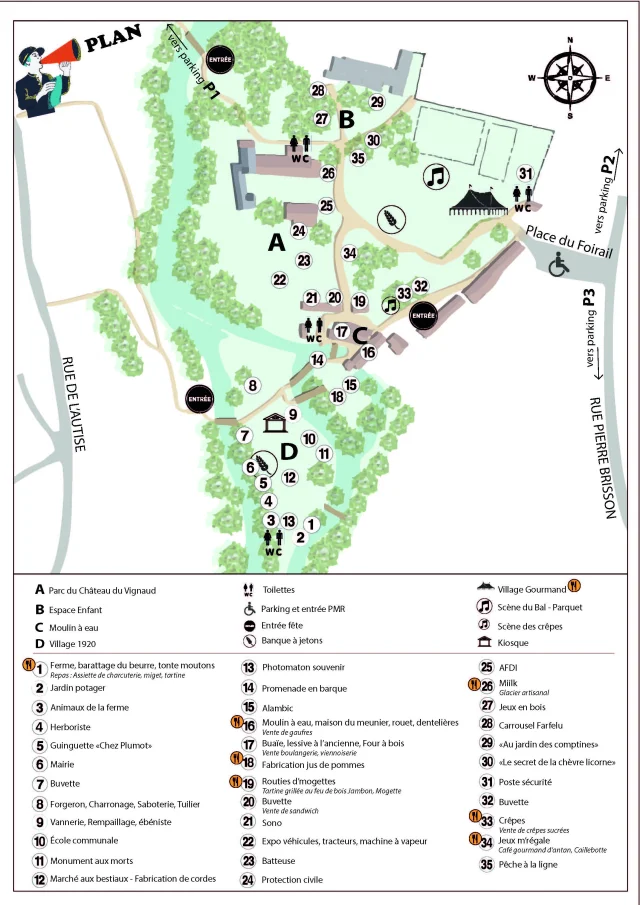 Plan Fete De La Meunerie 2025 Nieul Sur Lautise