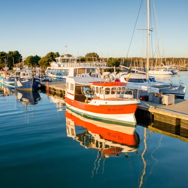 Port De Peche La Foret Fouesnant Bateau Hiver Poriel
