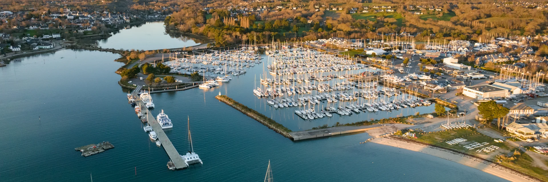 Port La Foret Plaisance Hiver Foret Fouesnant Poriel