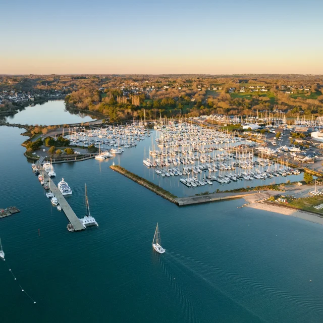 Port La Foret Plaisance Hiver Foret Fouesnant Poriel