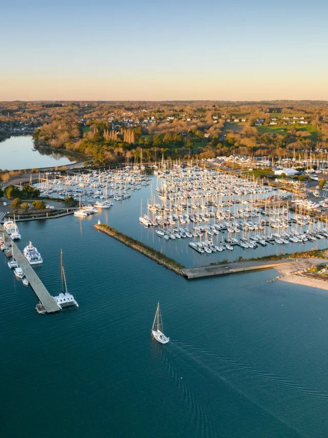 Port La Foret Plaisance Hiver Foret Fouesnant Poriel