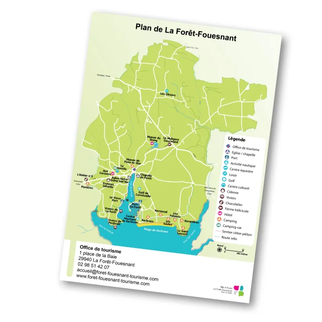 Plan Simplifie La Foret Fouesnant