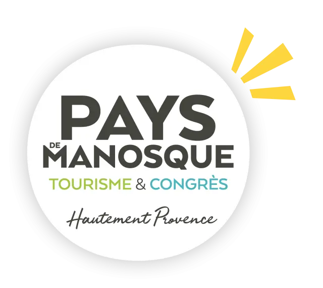 Logotype Pays De Manosque Quadri Negatif