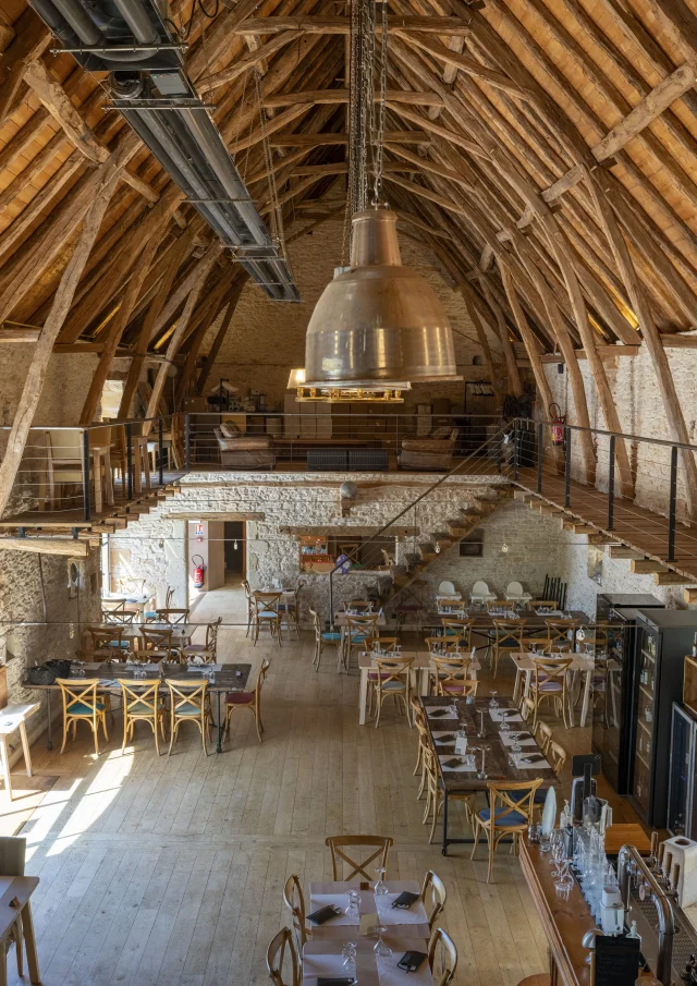 Dining room and restaurant structure with views of Gindou
