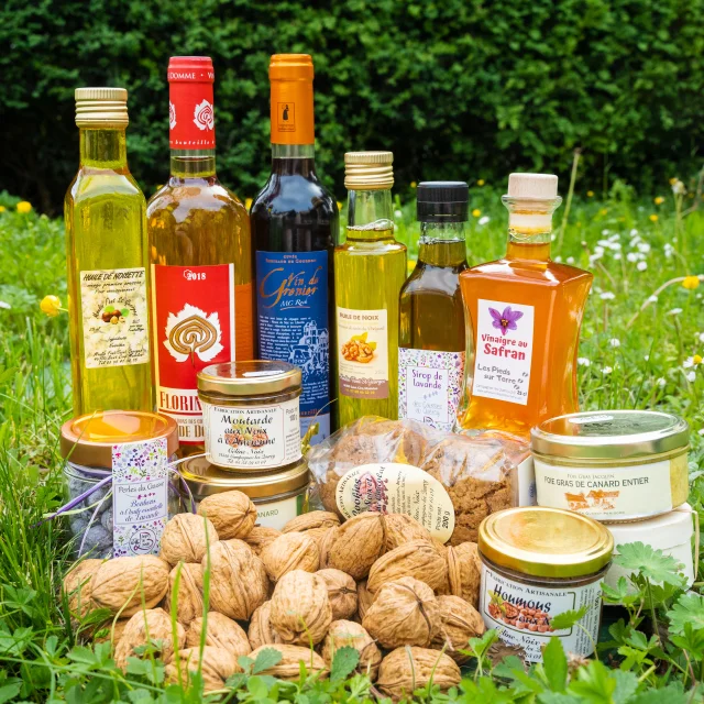 Gourdon Tourist Office gift shop - gastronomy