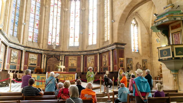 Visite guidée dans l'Eglise Saint Pierre de Gourdon