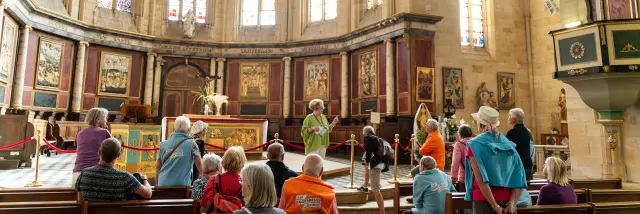 Visite guidée dans l'Eglise Saint Pierre de Gourdon