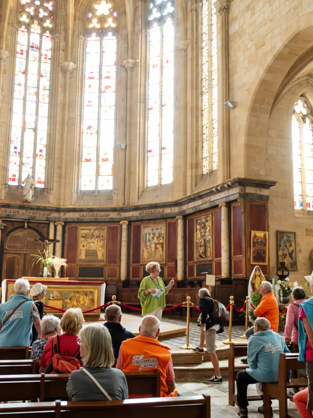 Visite guidée dans l'Eglise Saint Pierre de Gourdon