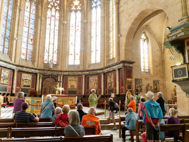 Visite guidée dans l'Eglise Saint Pierre de Gourdon