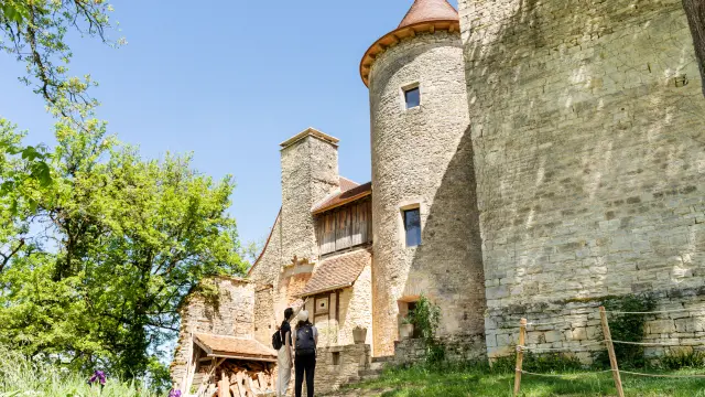 Façade du château de Peyrilles