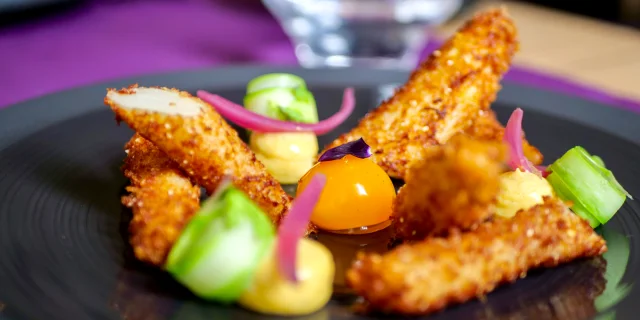 Plat au restaurant La Récréation Aux Arques