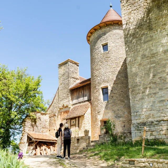 Façade of Château de Peyrilles