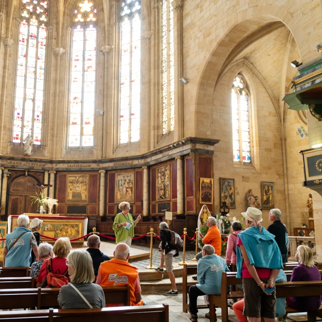 Visite guidée dans l'Eglise Saint Pierre de Gourdon