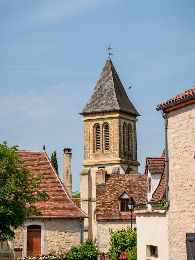 Soucirac church tower