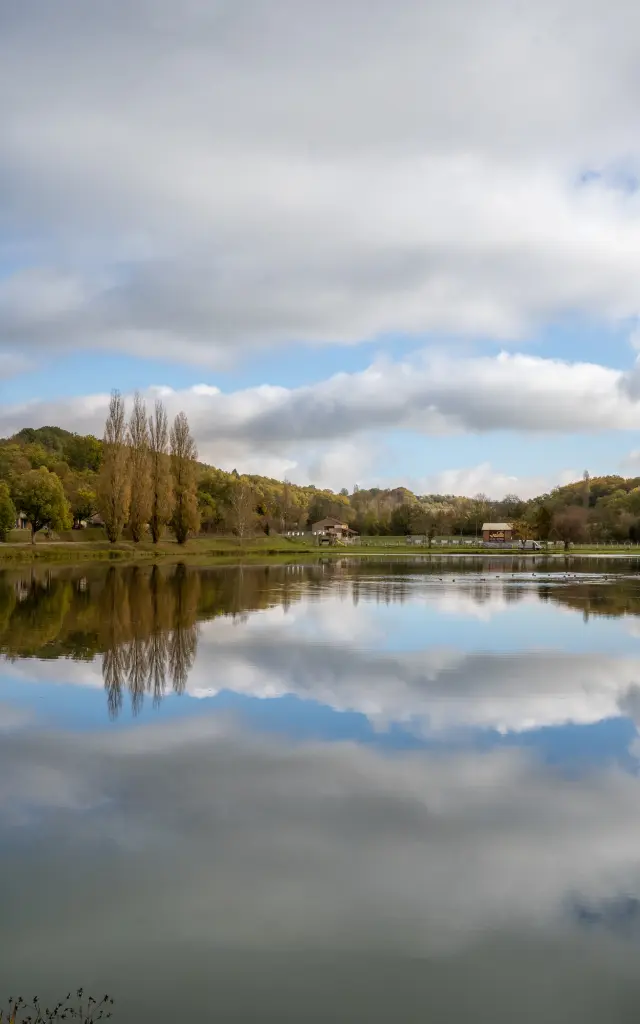 Etang de Le Vigan en otoño