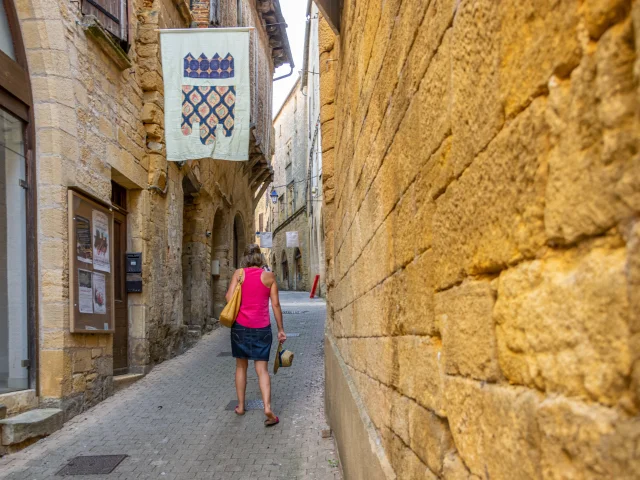 Rue du Majou in Gourdon