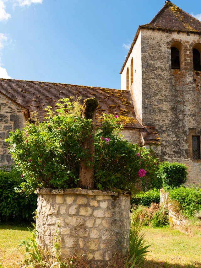 Saint Chamarand in spring