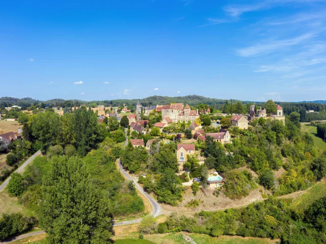 Aerial view of Milhac