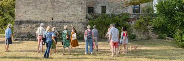 Visite du chateau de Peyrilles