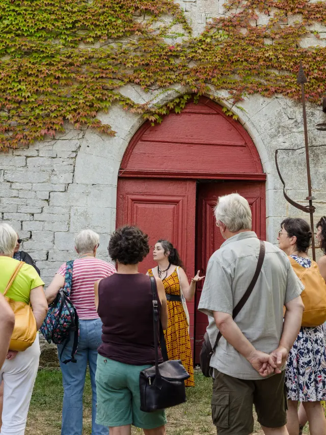 Visite du chateau de Peyrilles