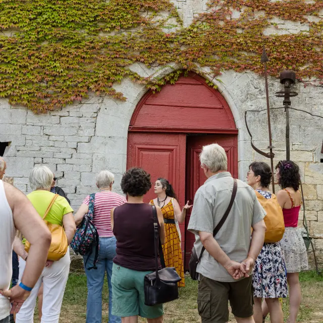 Visite du chateau de Peyrilles