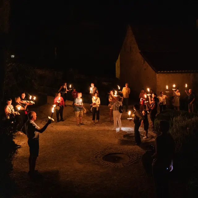 Visite aux flambeaux