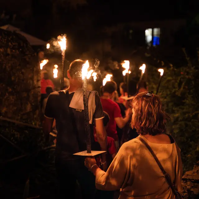 Visite aux flambeaux
