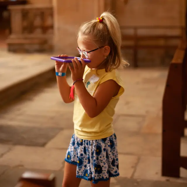 Visite Lud'Ambule Gourdon dans l'église Saint-Pierre