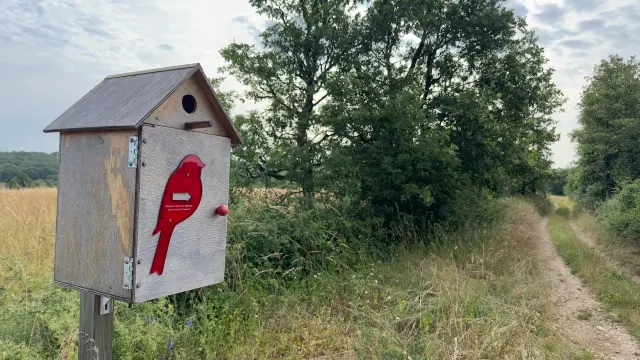 Balade des oiseaux de Concores panneau de départ