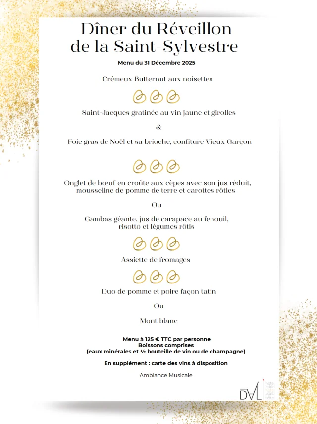 Menú de Nochevieja Abadía